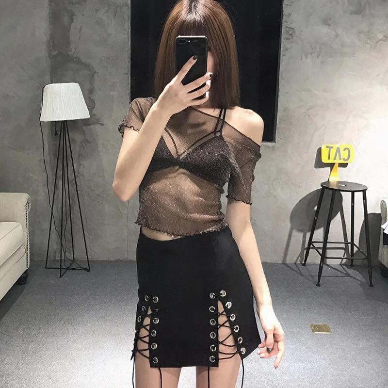 CHÂN VÁY BODY XẺ ĐÙI 2 BÊN HOT HIT