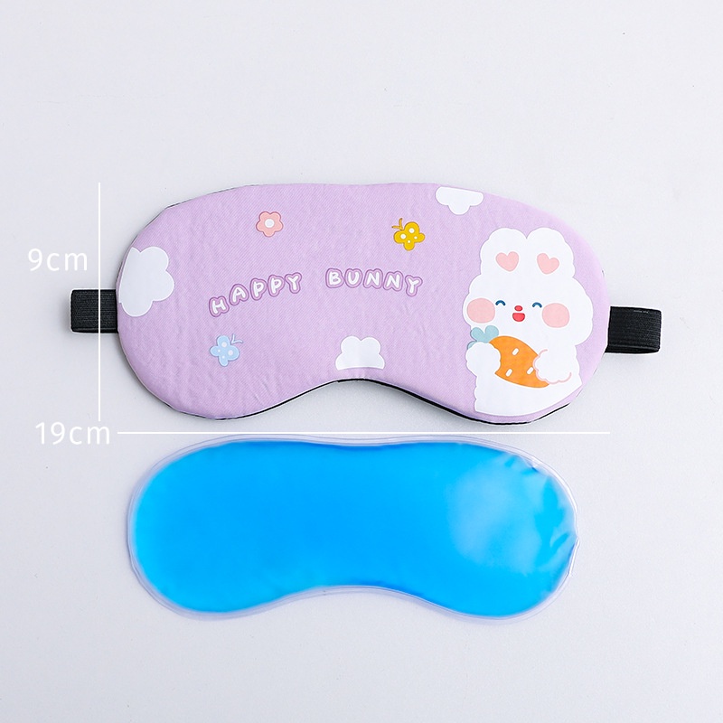 Bịt Mắt Che Mắt Ngủ Có Túi Gel Massage Hình Cute