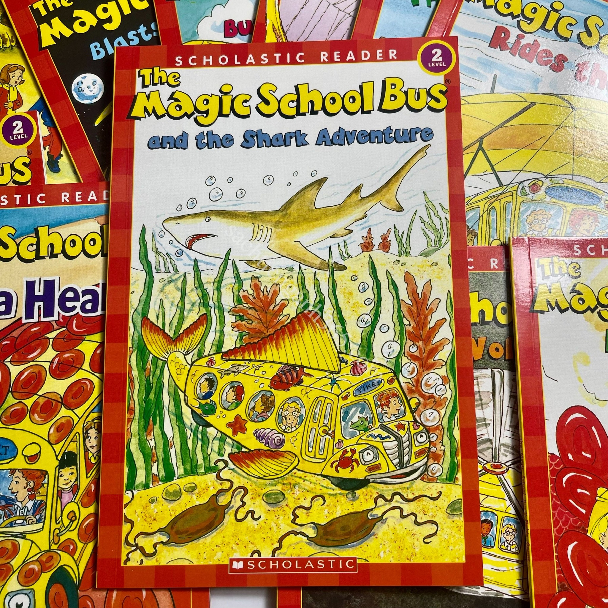 The Magic School Bus: Science Readers Box (Level 1+2) - 23q + AUDIO  | Nhập Khẩu