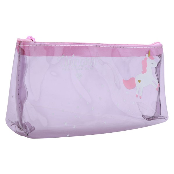 [HCM]Bóp Viết Trong Suốt Unicorn Kỳ Lân - Tím