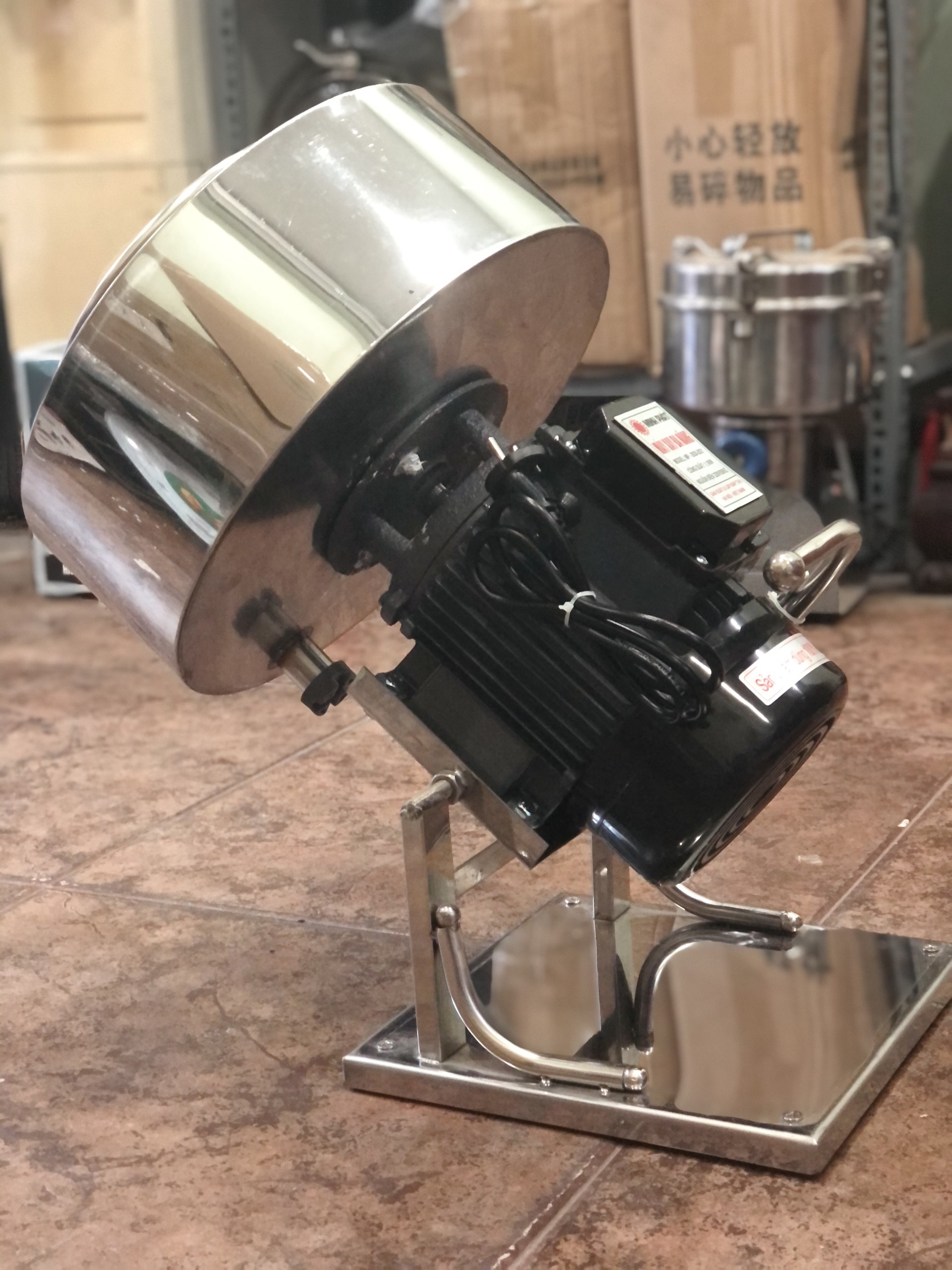 Máy quết chả, Máy làm chả lụa, Cối phết chả 1,1KW