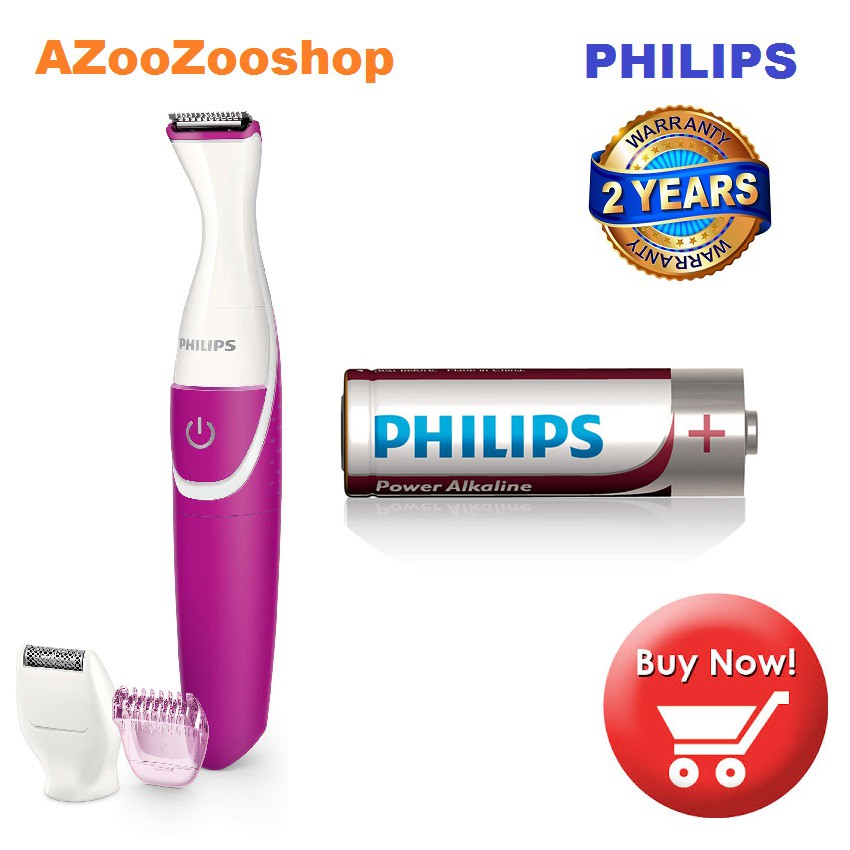 Máy làm sạch lông PHILIPS BRT382 - Trắng hồng