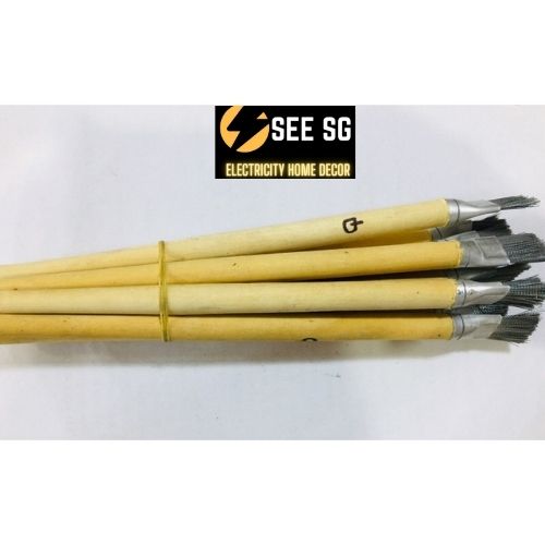 cọ sắt bút mini- chổi cọ bút sắt