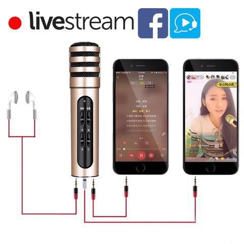 [HCM]Combo Giá Đỡ Livetream 3IN1 Kèm Micro Livetream-3 Chế Độ Đèn
