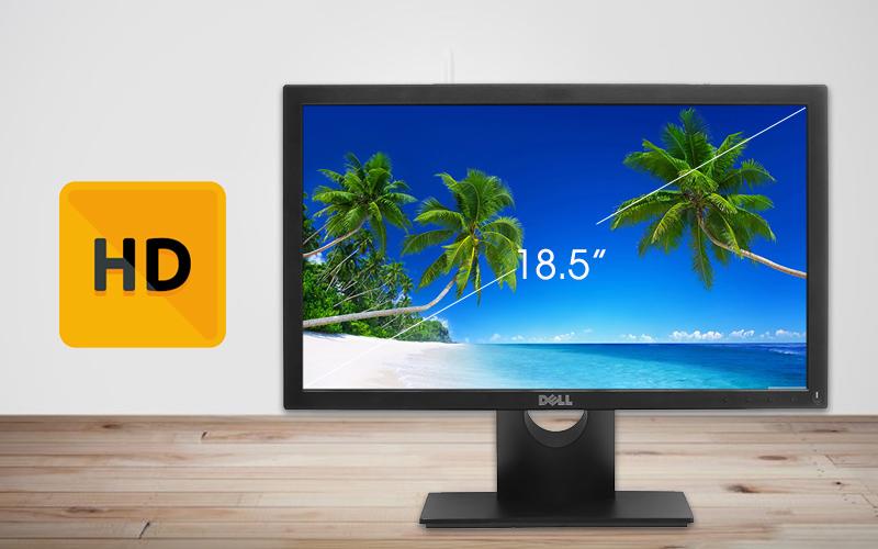 Màn Hình Dell 18.5 E1916HV (1366x768/TN/60Hz/5ms). Bảo hành 36 tháng