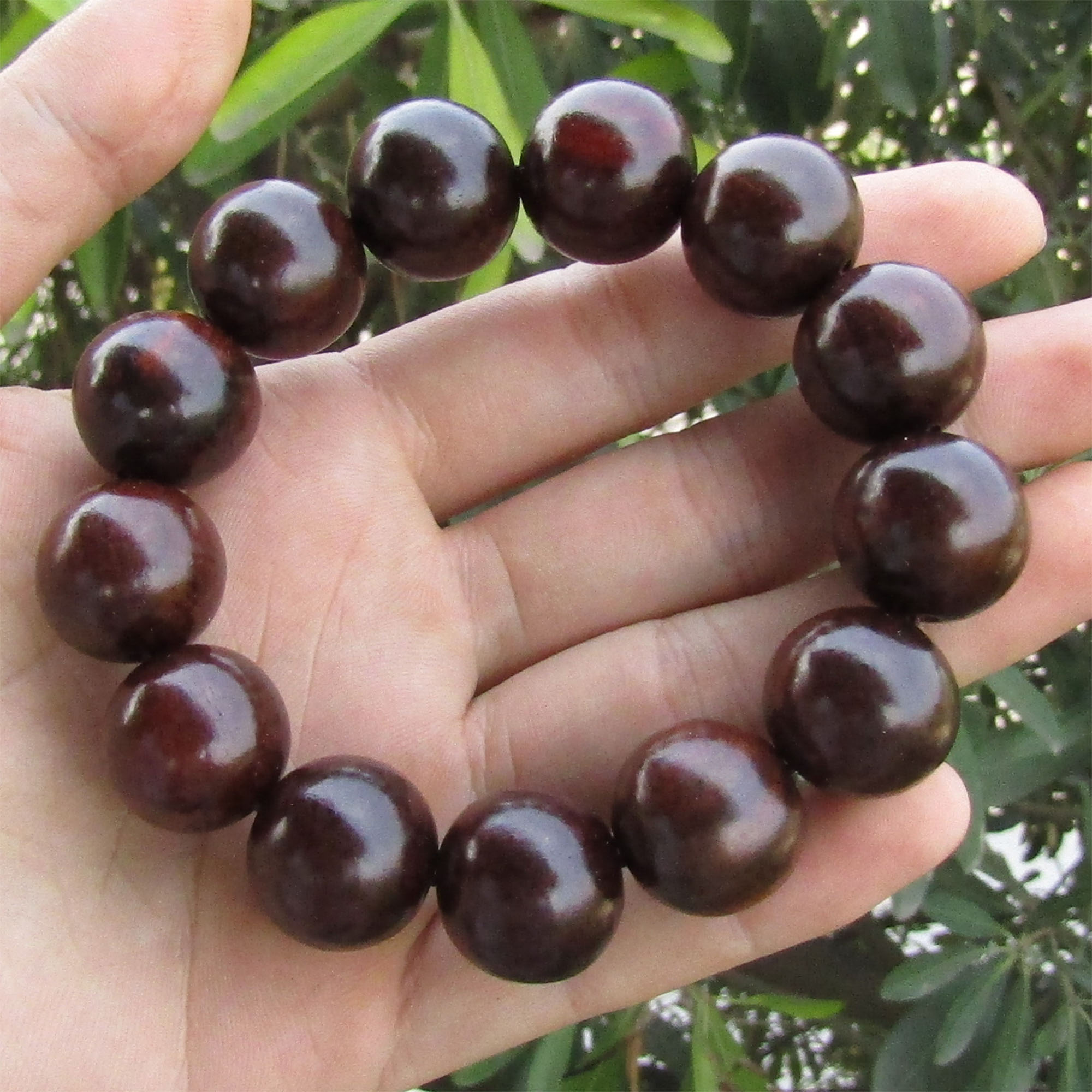 Vòng Tay Gỗ Trắc Đỏ Đủ Size