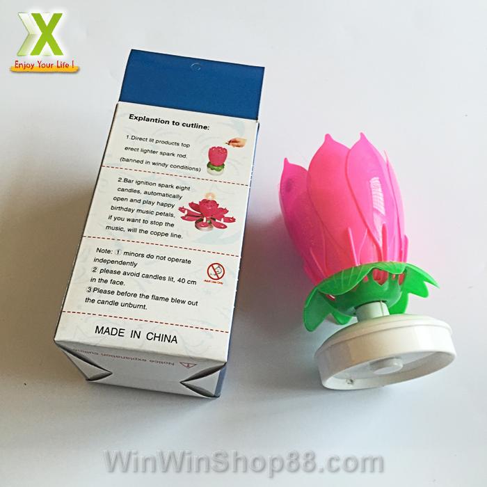 Nến sinh nhật nở hoa và phát nhạc V.2