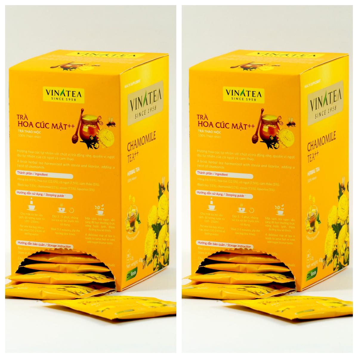 Combo 02 Hộp trà Cúc mật++ Vinatea