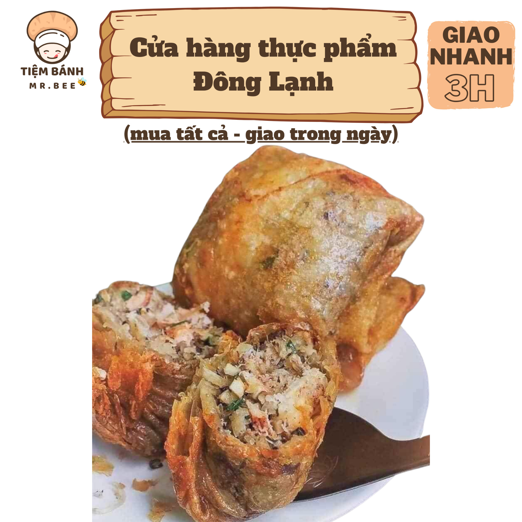 [Chỉ giao HCM] – Nem Cua Bể – Khay 12 bánh
