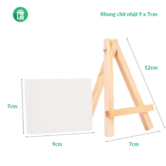 Khung Canvas Mini (khung Vải Toan mini) + kèm Giá Đỡ