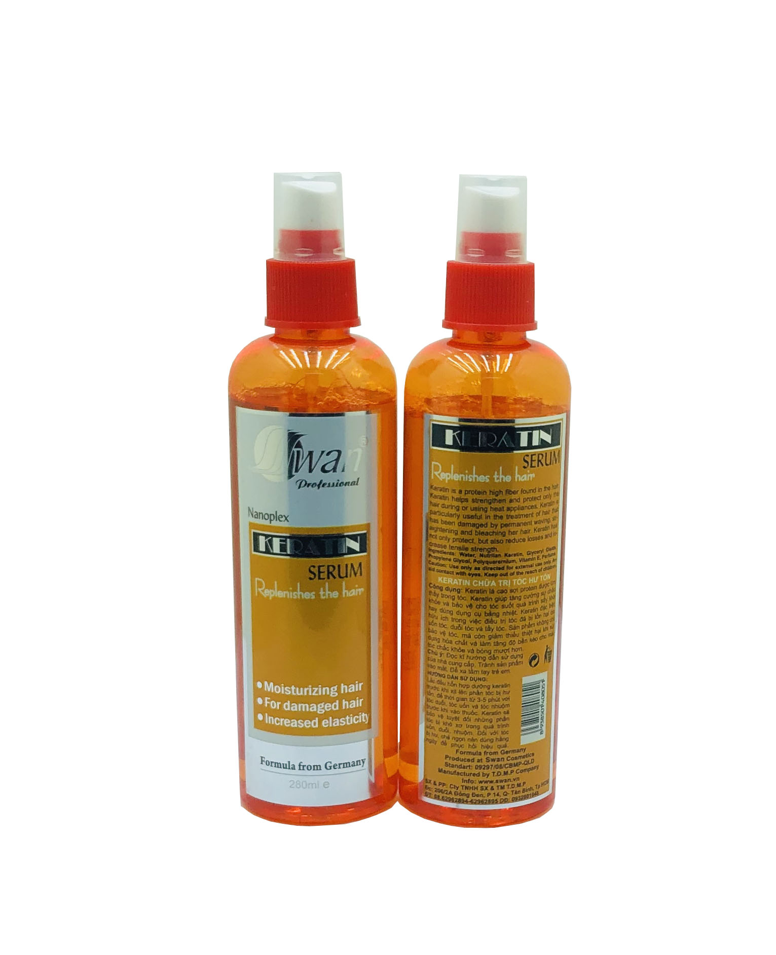 [HCM]Serum Phục Hồi Tóc Hư Tổn Swan Keratin 280ml