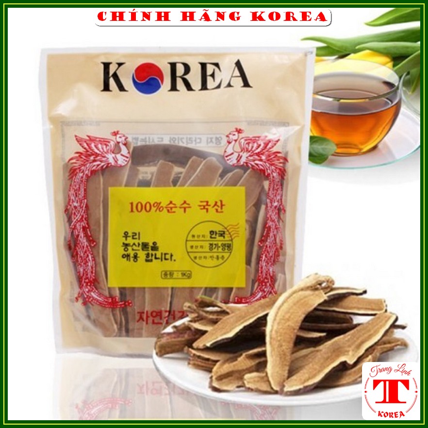 Nấm linh chi thái lát hàn quốc, túi 0,5kg - Giải độc gan, thanh lọc cơ thể, phòng ung thư - tranglinhkorea