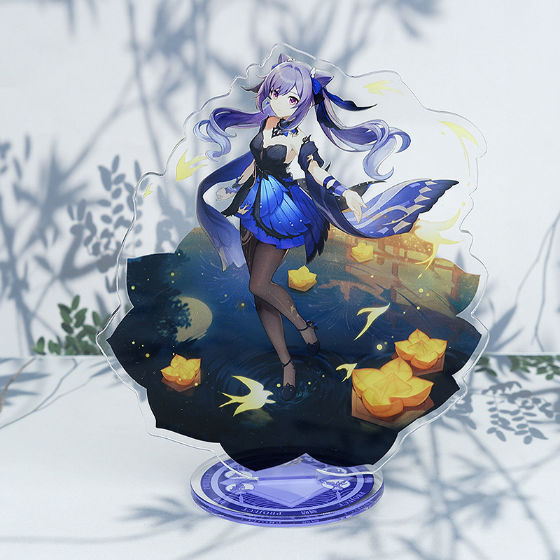 Mô hình standee Keqing trong game genshin impact