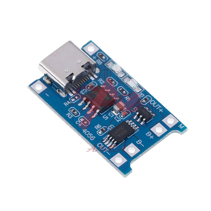 Mạch Sạc Pin Lithium 4.2V TP4056 1A Cổng TYPE-C