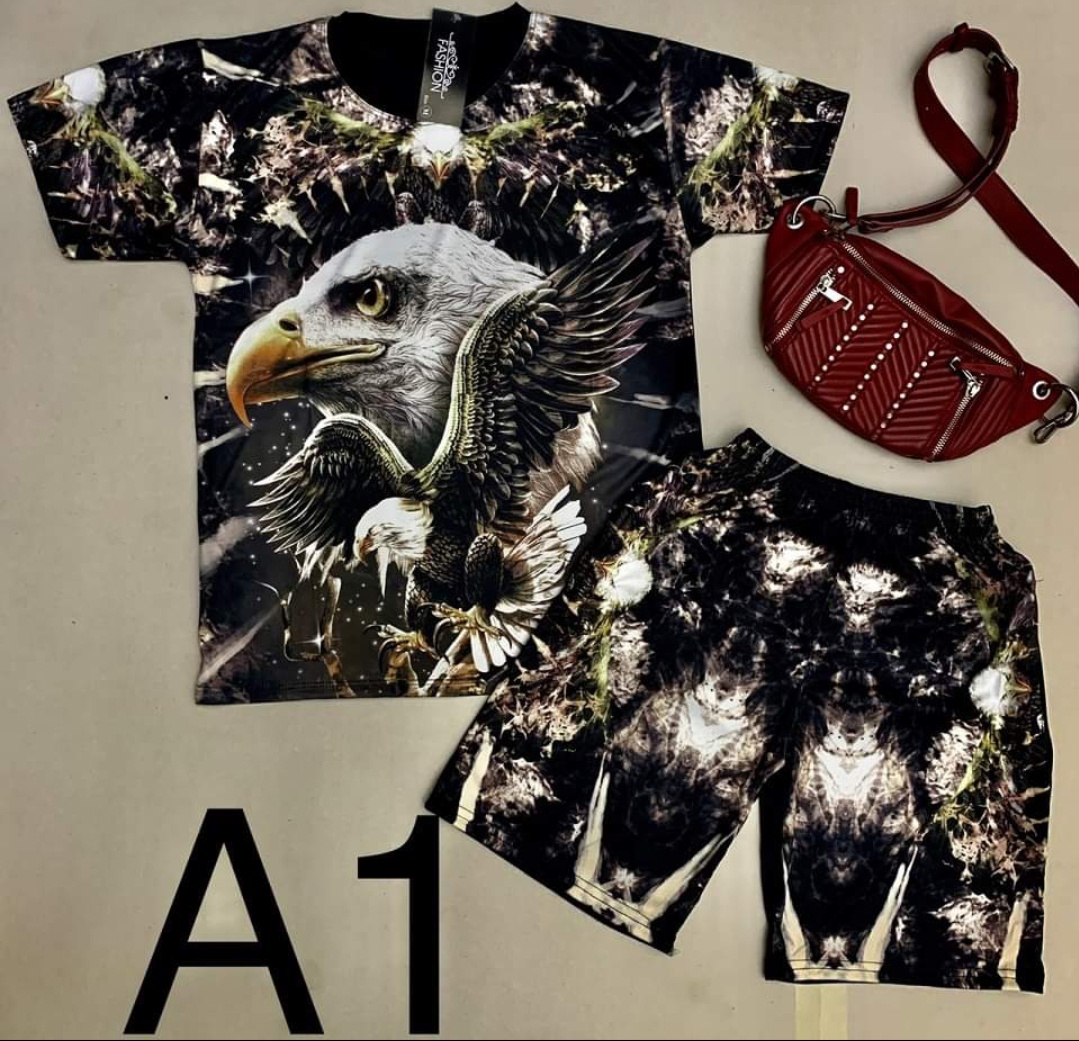 Bộ Quần Áo thun nam 3D ĐẠI BÀNG TRẮNG vải thun lạnh siêu mát, đủ màu, không phai màu, không dính giặt, vải dày mịn mát, thiết kế thời trang