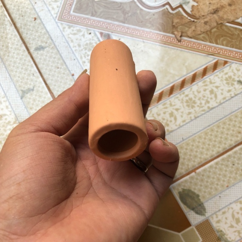 ống gốm trú ẩn cho cá , tép , trang trí bể cá - 1 ống