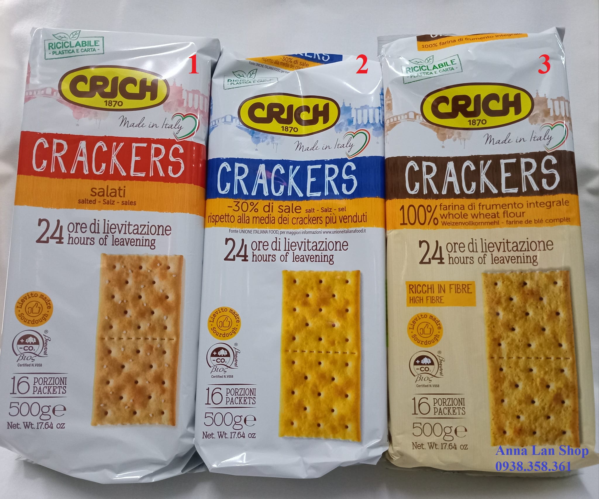 Bánh lạt Crich - Ý (500g)