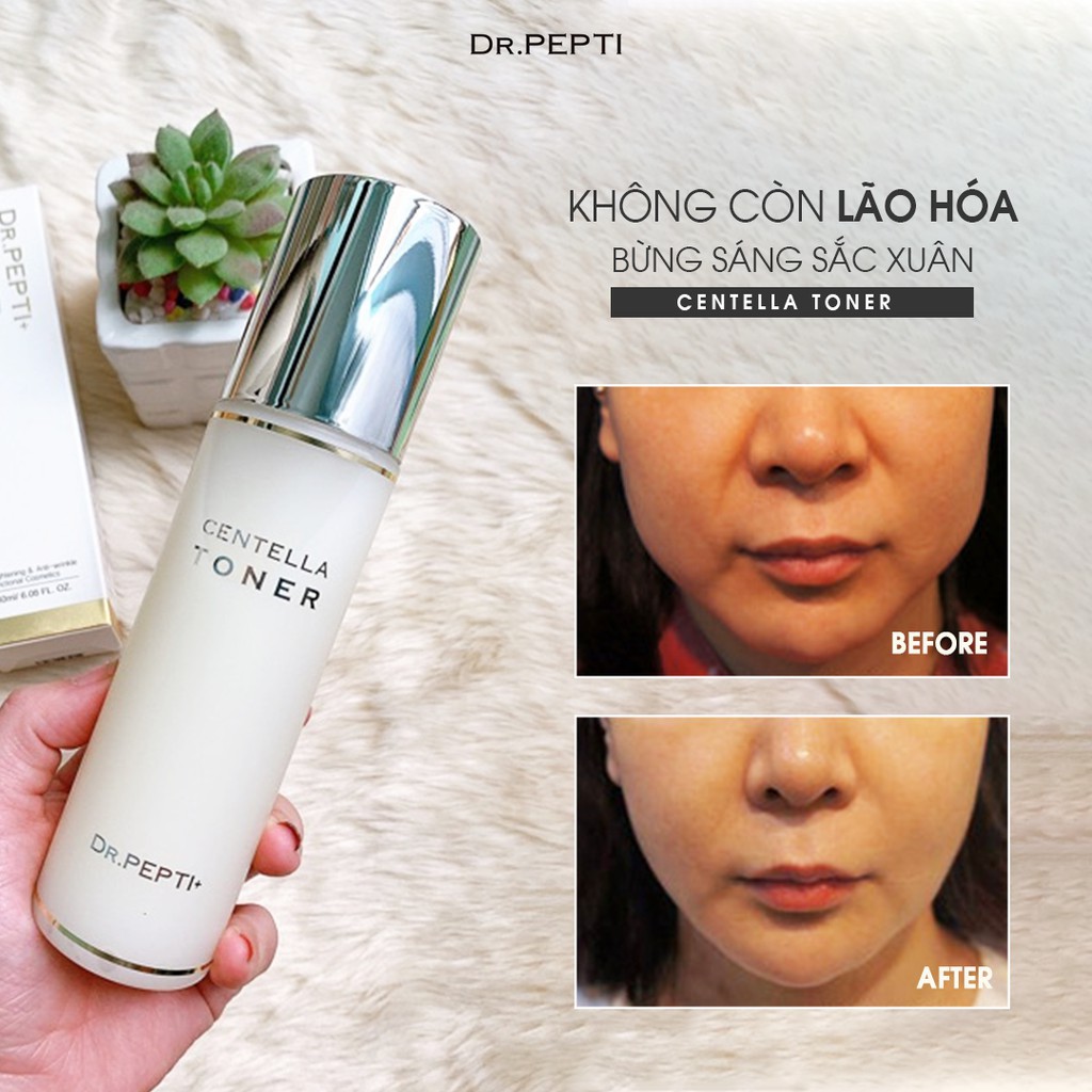 Toner Căng Bóng DR.PEPTI Hàn Quốc 180ml