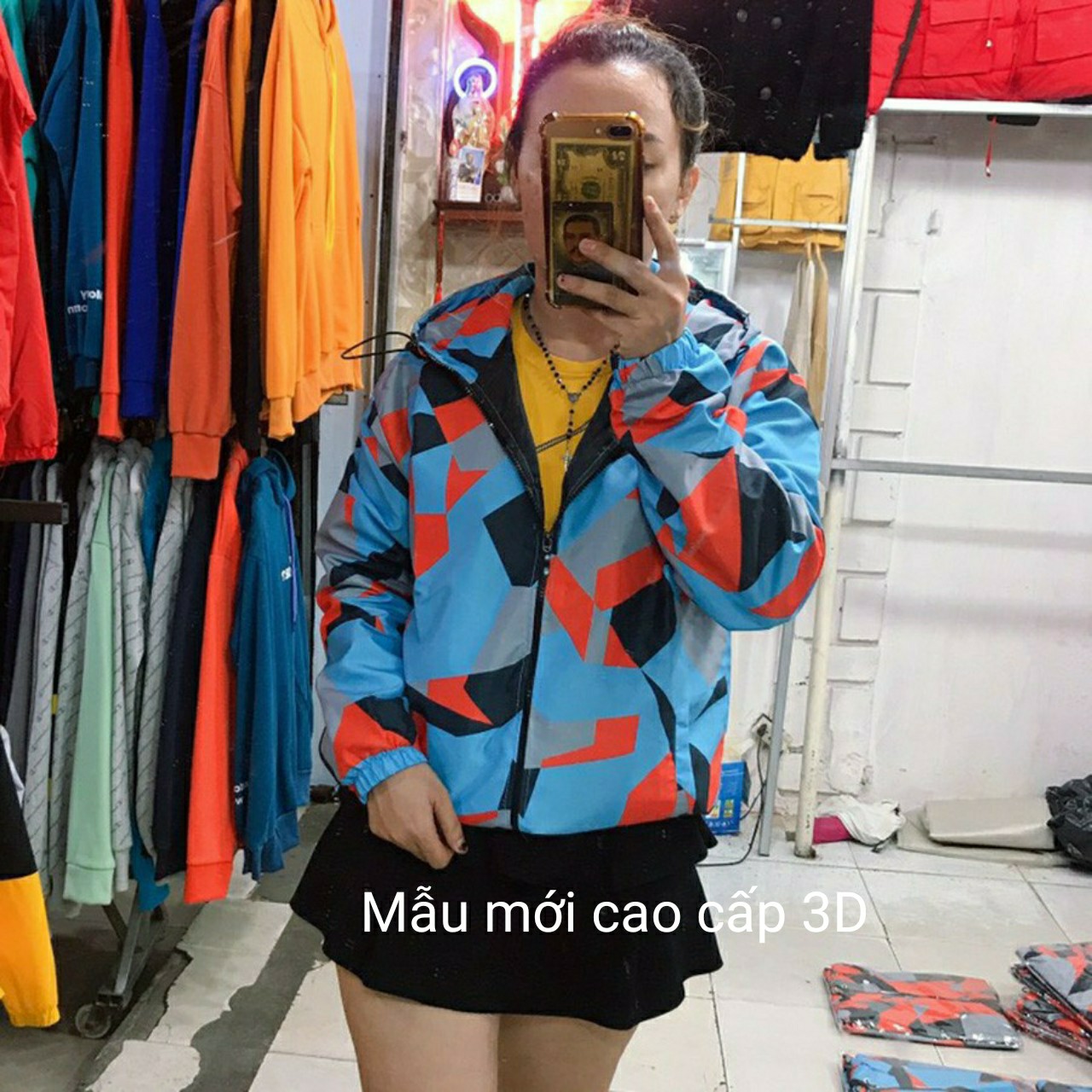 [HCM]Áo khoác dù nam nữ Unisex mẫu mới hot 3D cao cấp đủ 4 màu và size M-L-XL