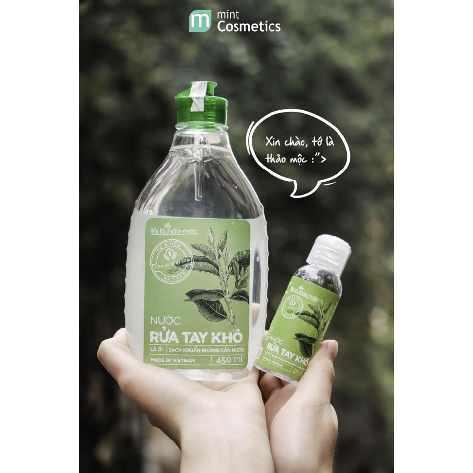 Nước rửa tay tôi là thảo mộc