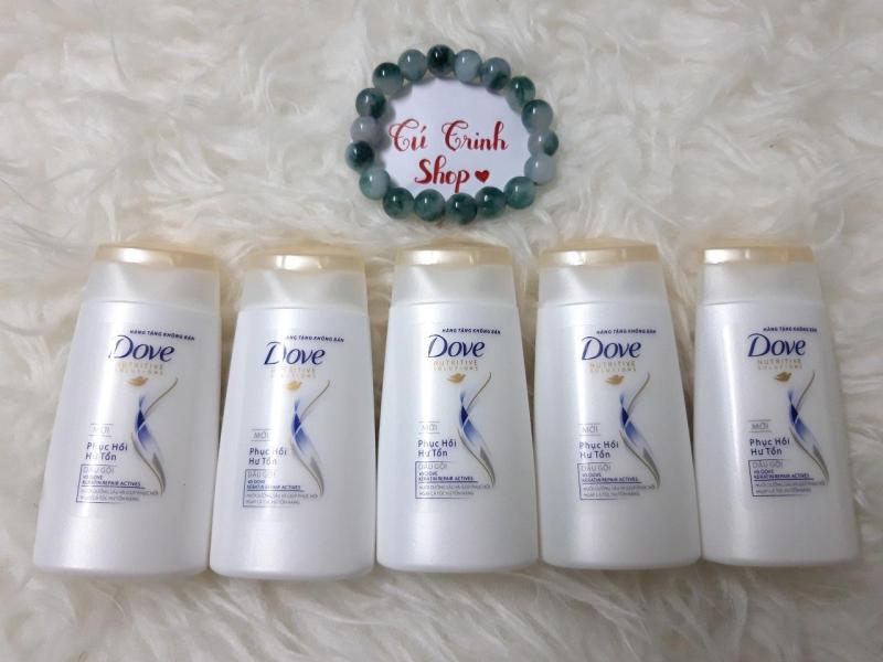 (HÀNG KHUYẾN MÃI ) Combo 5 chai Dầu Gội Dove Phục Hồi Hư Tổn 50ml