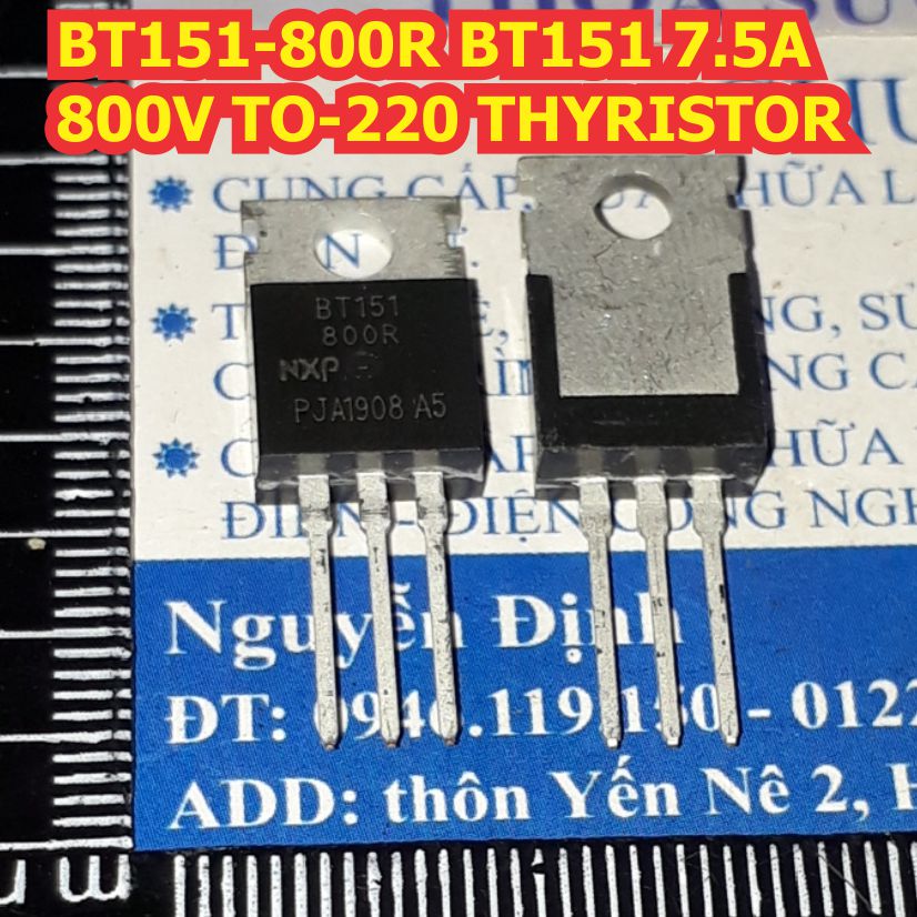 10 con BT151-800R BT151 7.5A/800V TO-220 THYRISTOR kde1225
