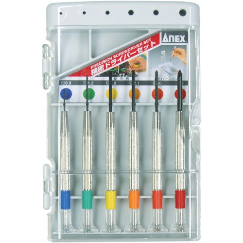 Bộ tô vít sửa điện tử 6 chi tiết anex # 700 made in japan
