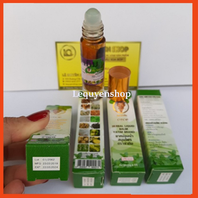[Combo]12 Chai Dầu lăn thảo dược 16 vị Thái Lan