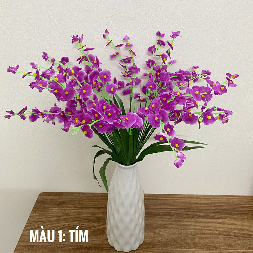 Hoa lan vũ nữ trang trí -Cây hoa giả