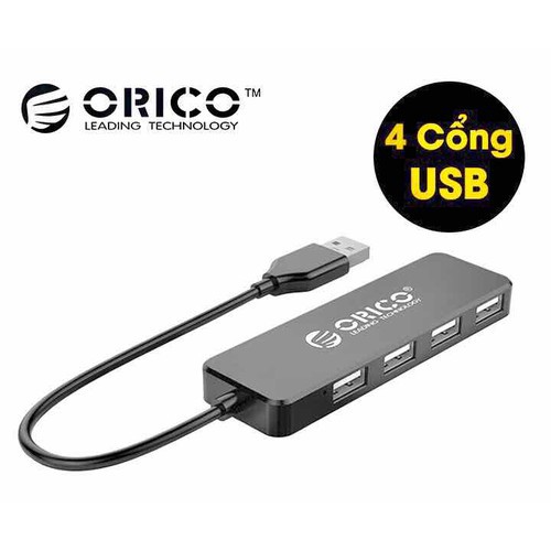 Bộ chia usb ORICO 4 cổng 2.0 PL01 CHÍNH HÃNG