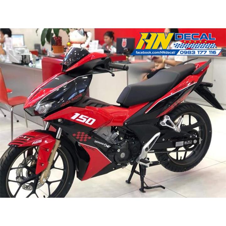 Tem Trùm Winner X Đỏ Đen DOHC