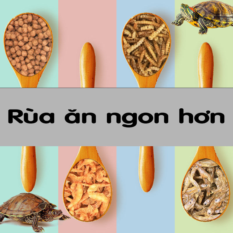 Thức ăn cho rùa nước rùa bán cạn LV BAN