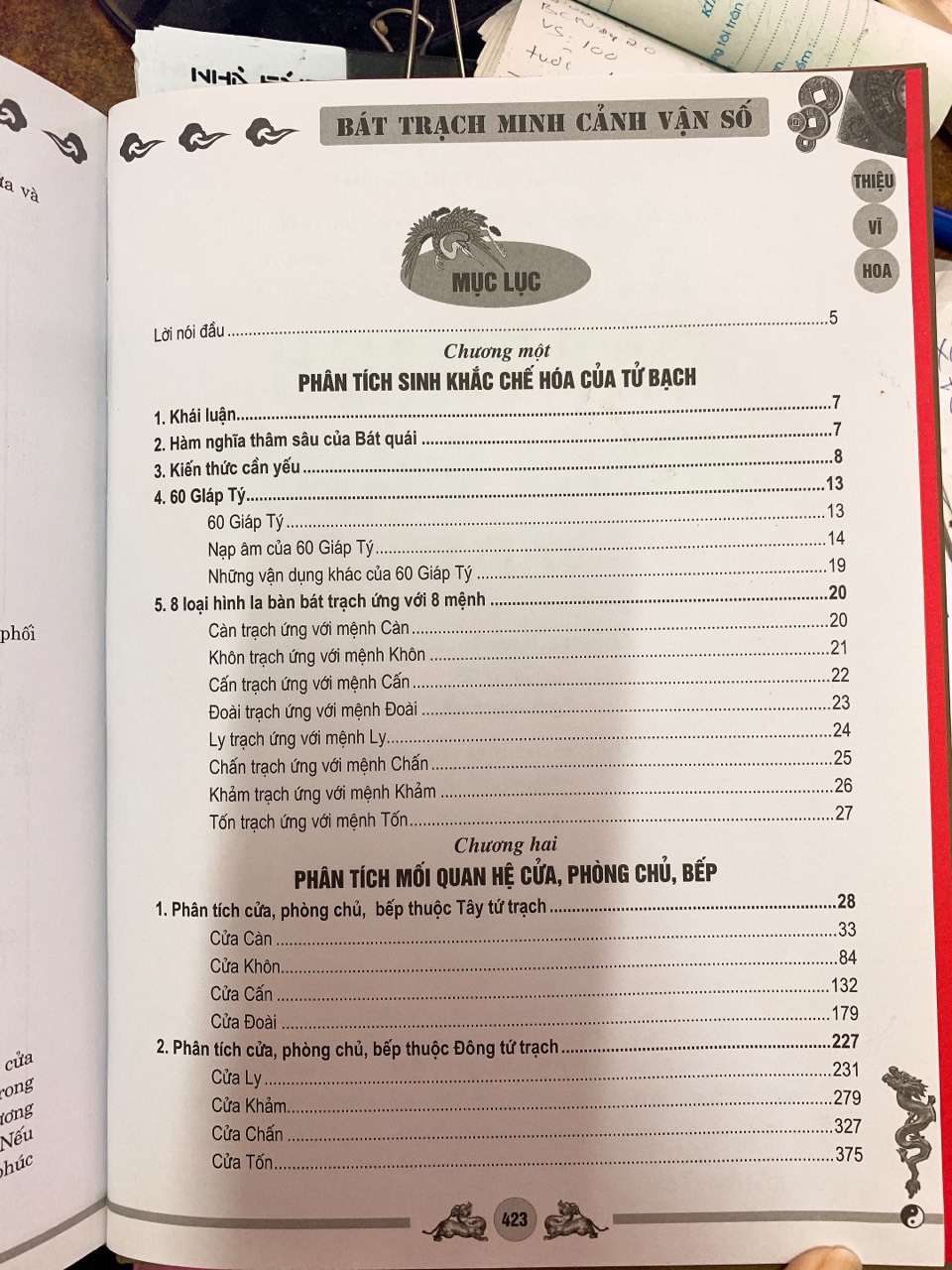 Sách - Bát trạch minh cảnh vận số