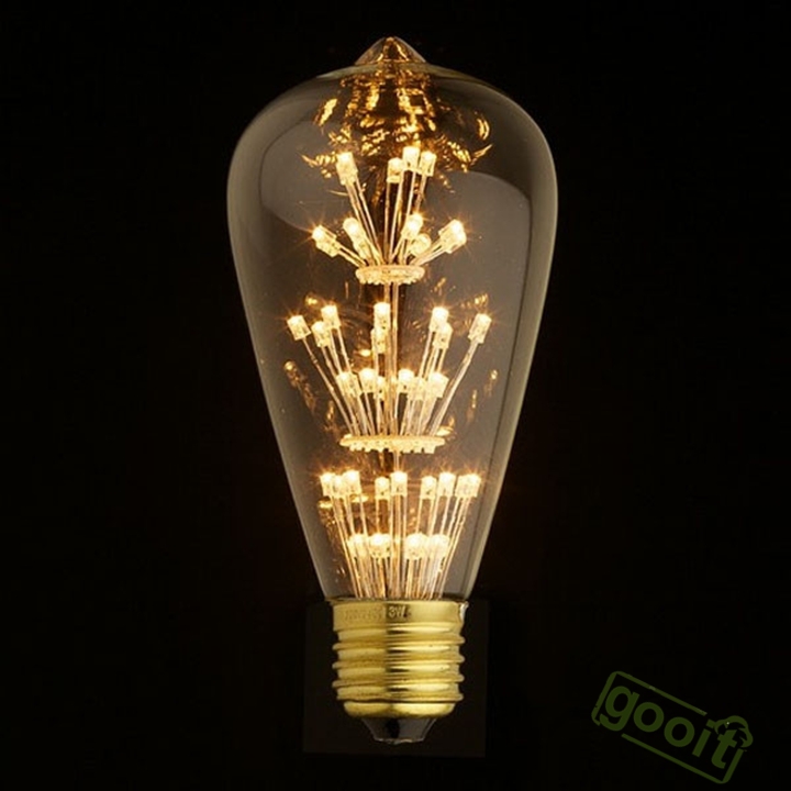 Bóng Đèn Edison Vintage Led Thông 4W ST64 E27