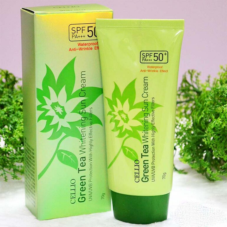 Kem chống nắng trắng da Cellio Collagen 70g