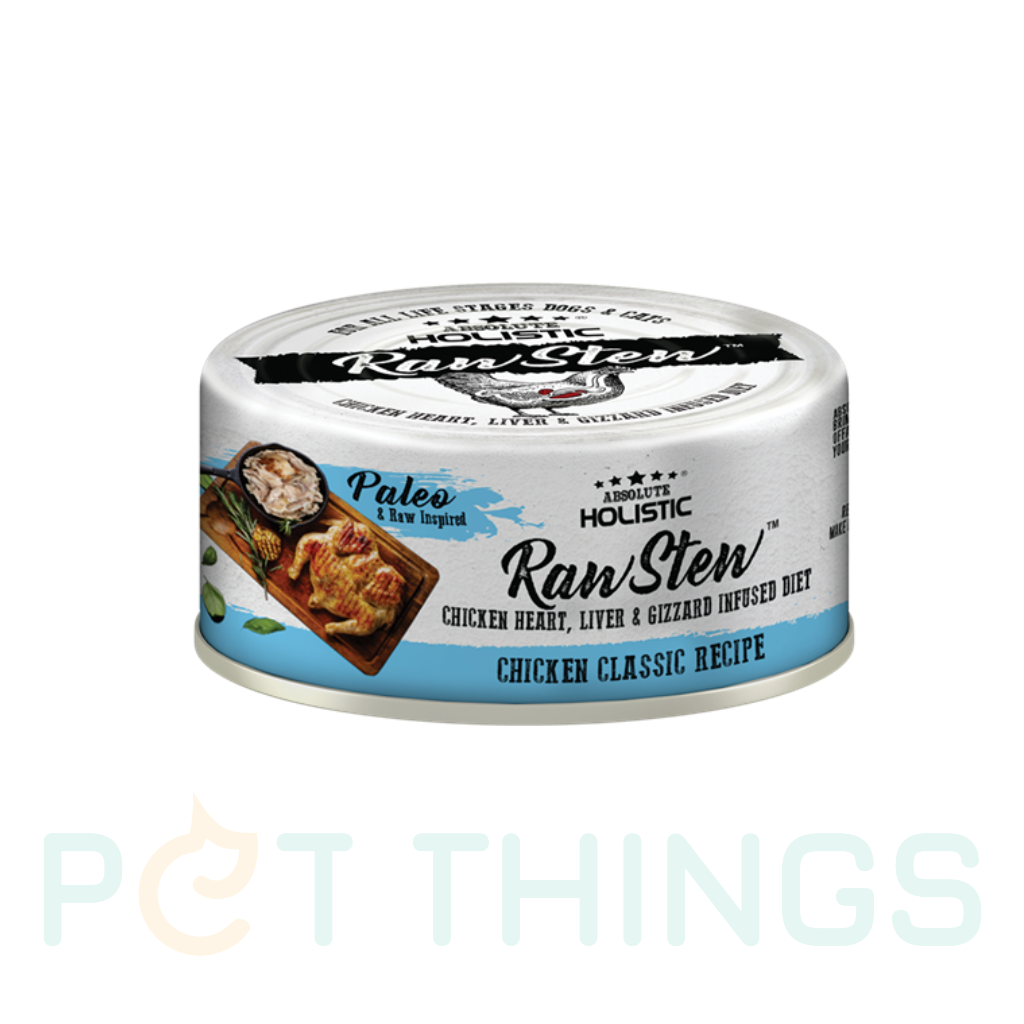 Pate Absolute Holistic RawStew cho chó & mèo 80g