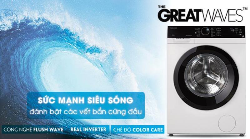 Bảng giá Máy giặt lồng ngang Toshiba Inverter 8.5 kg TW-BH95M4V Điện máy Pico