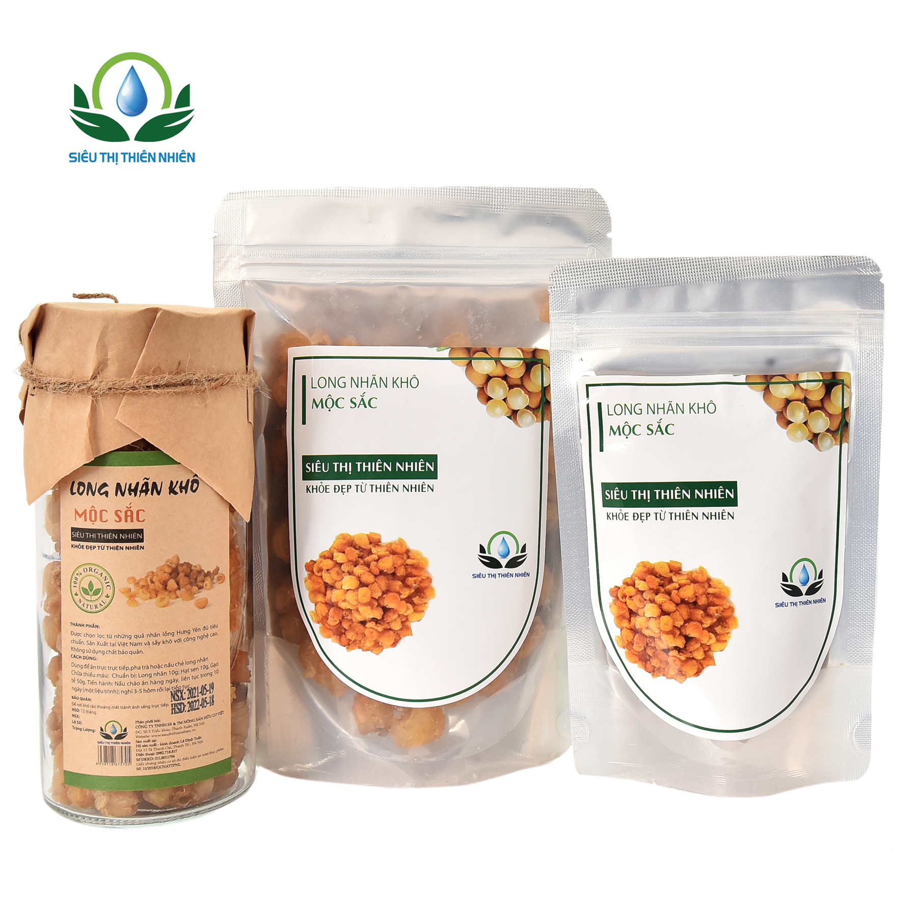Long nhãn hưng yên Mộc Sắc gói 100g