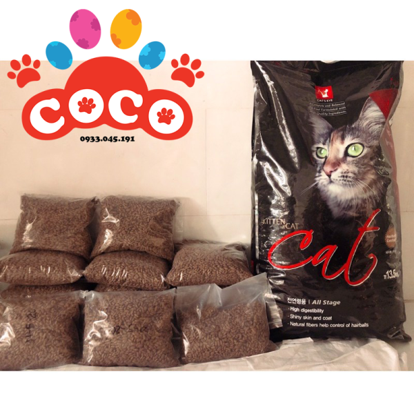 Thức Ăn Cho Mèo Cats Eye - Hạt Cats Eye 1kg 500gr Túi Chiết