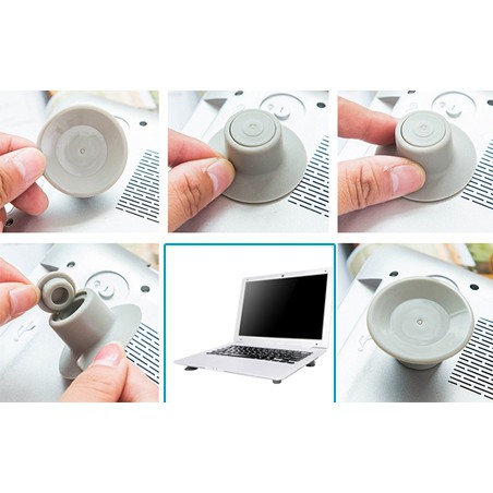 Combo 4 nút cách nhiệt laptop