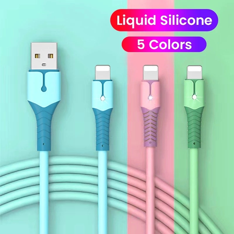 5A Liquid Silicone Data Cable Fast Charge Cable /USB Liquid Silicone Cable Type C Cable Charger / Fast Charging Data Cord Compatible with All Smart Phone Model