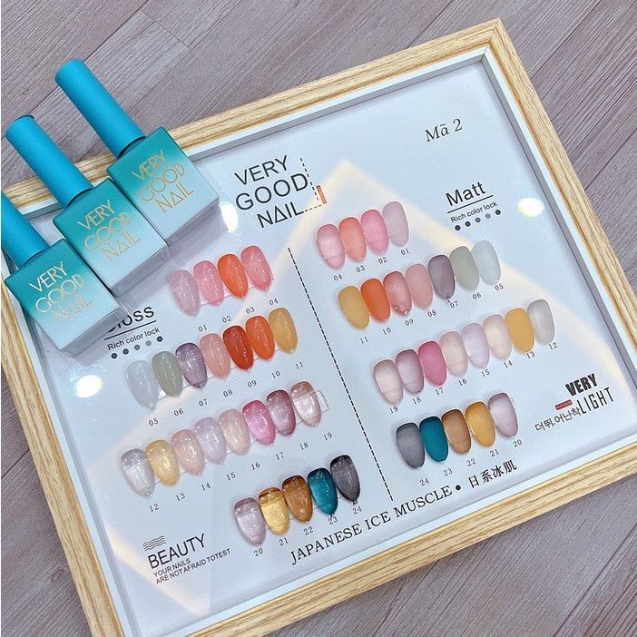 Sét sơn thạch verygood nail 24 màu - Cheap nail