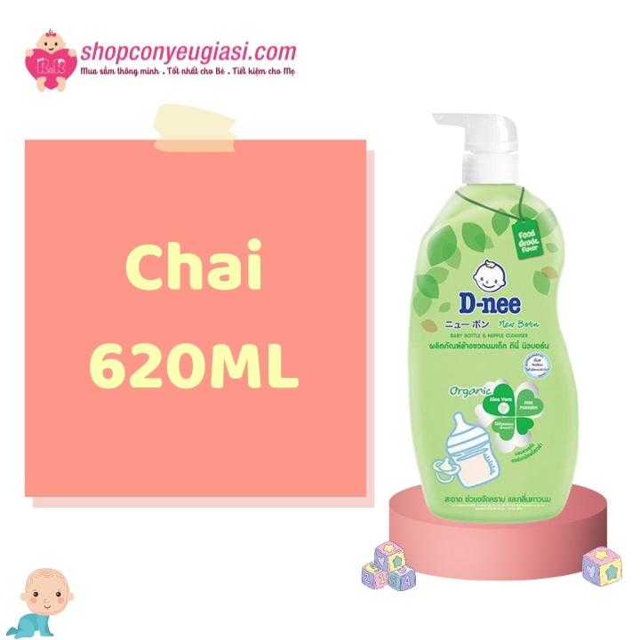 Nước Rửa Bình Sữa Dnee Chai 620ml/Túi 600ml - Thái Lan
