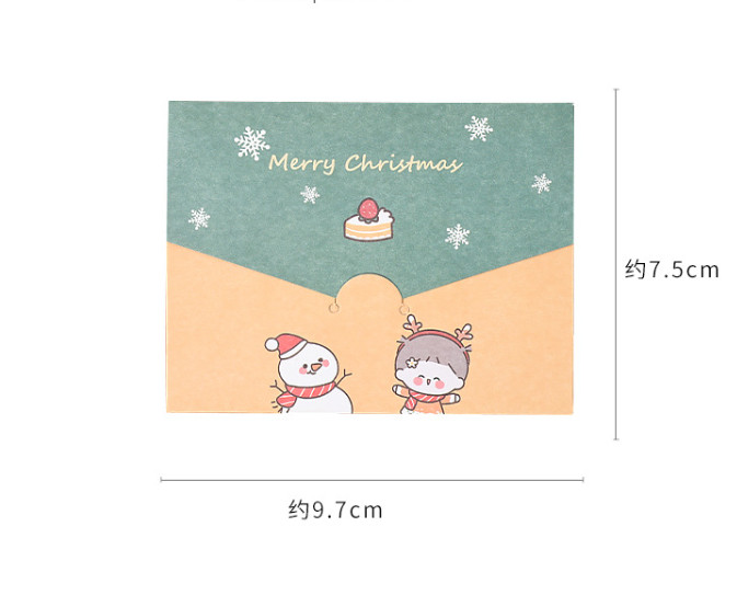 Thiệp giáng sinh, noel mini dễ thương THIEPGIANGSINH03