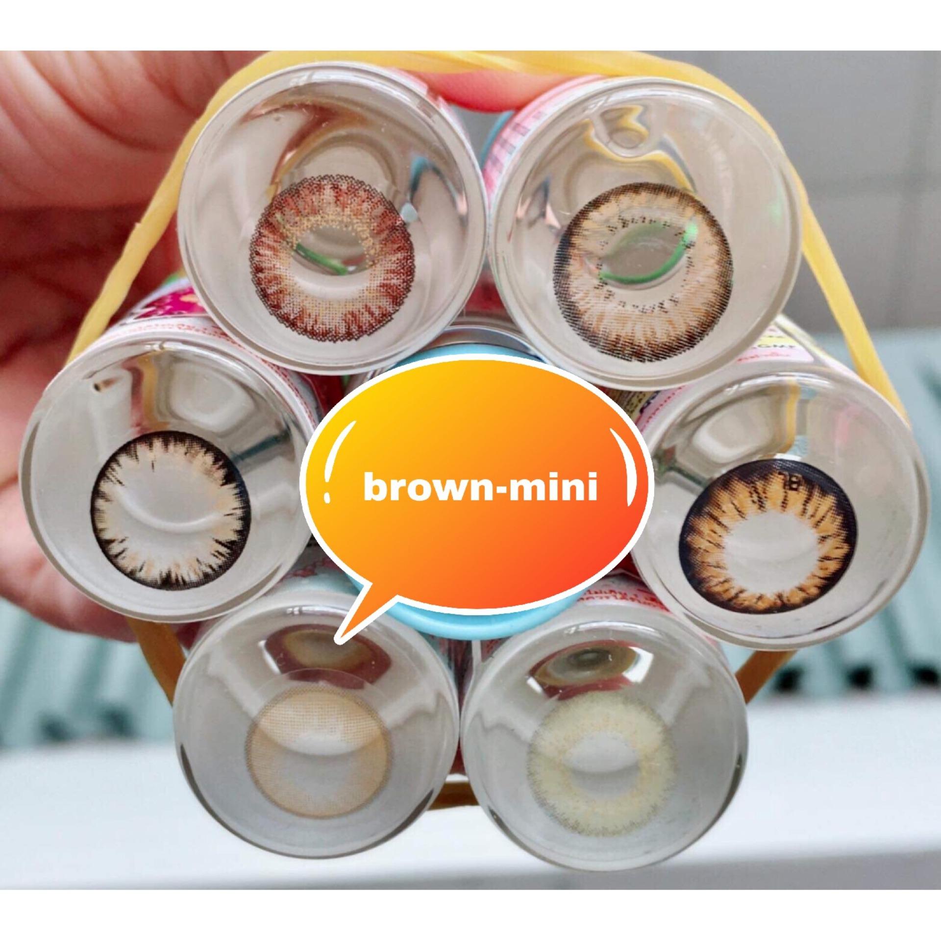 [HCM]lens nâu tự nhiên không độ