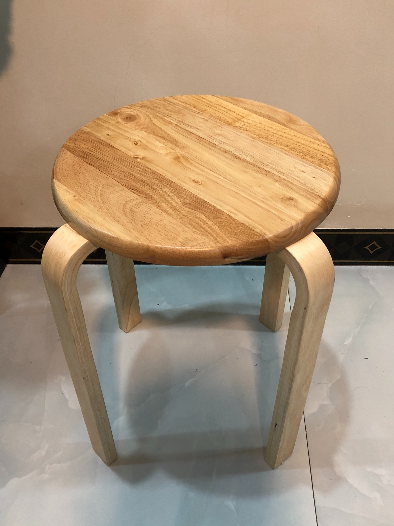 Ghế đôn, ghế đẩu gỗ xếp chồng dễ dàng