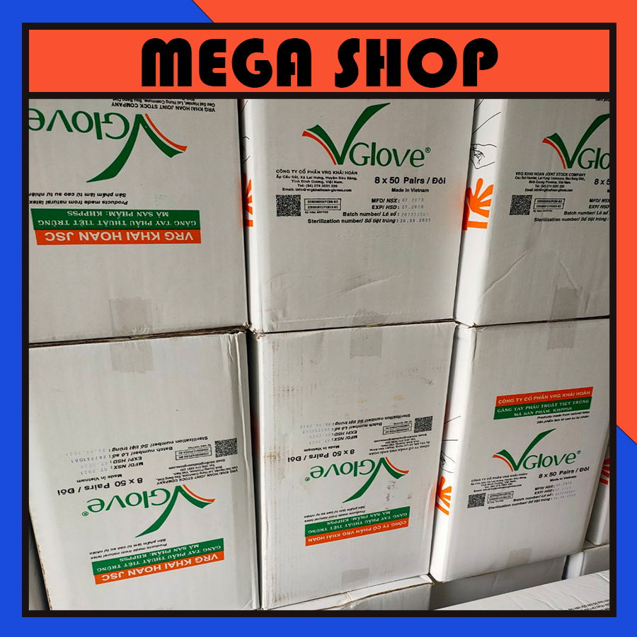 Găng tay phẫu thuật VGlove size XS/S/M