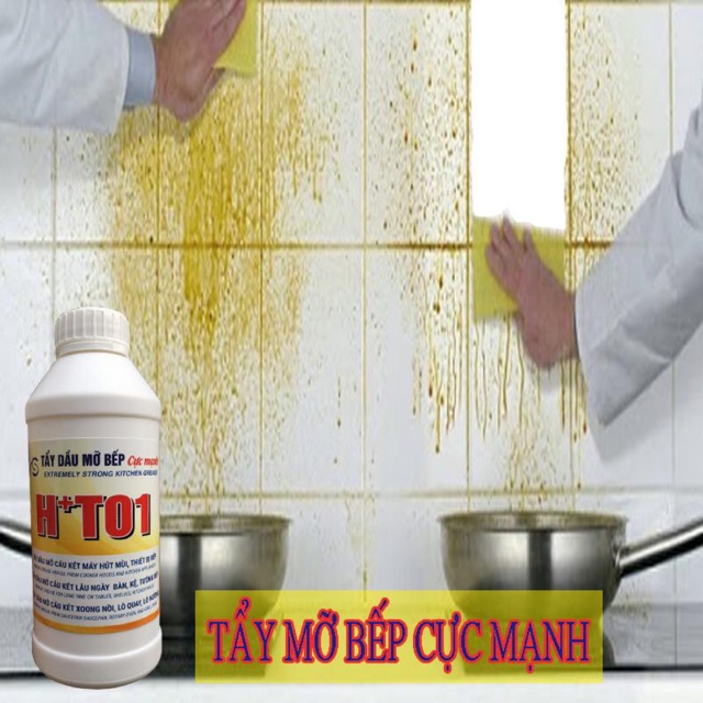 Tẩy dầu mỡ bếp H+T01 - Lọ 500ml