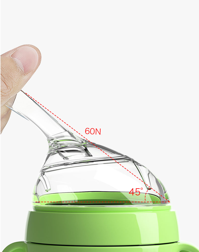 [Comotomo] Núm ti bình sữa chống sặc 150ml/250ml (nằm ngồi đều bú được)