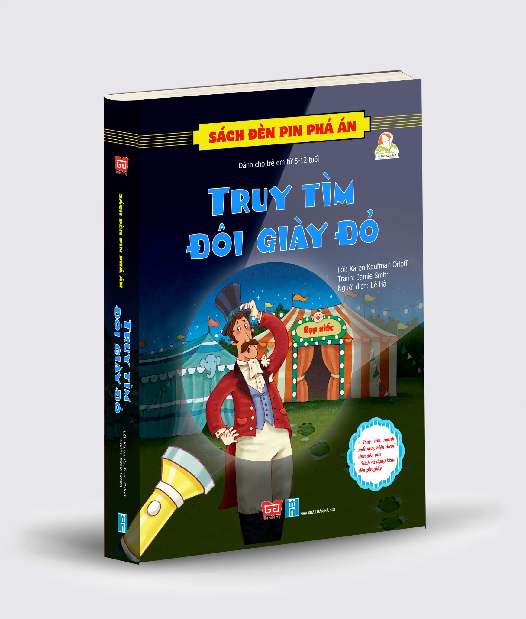 Sách Đèn pin phá án - Truy tìm đôi giày đỏ